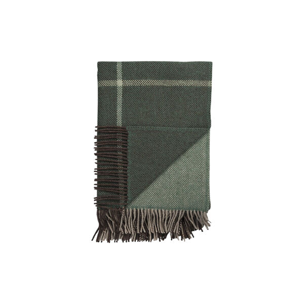 FILOS Throw, green, R&oslash;ros Tweed
