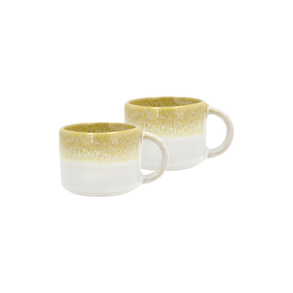 Styles Espresso Cup 2 pcs, yellow/cream, Villa Collection