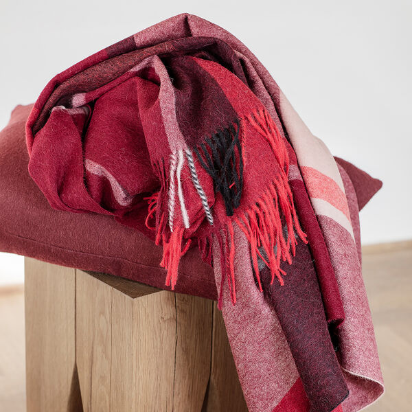 Manhattan Throw, bordeaux/red, ELVANG
