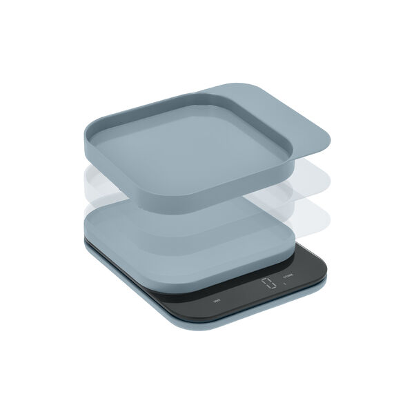 Mensura Kitchen scale, dusty blue, Rosti