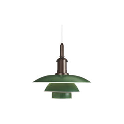 PH 3&frac12;-3 Pendant, green, Louis Poulsen
