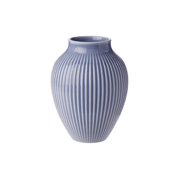 Knabstrup vase ripple, lavender Knabstrup vase ripple, lavender, Knabstrup Keramik