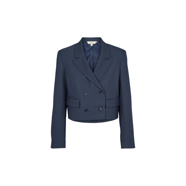 Radi Short Jacket, navy melange, Basic Apparel