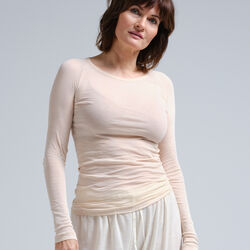Elvira Blouse, rosie beige, Seamless Basic