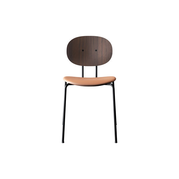 PIET HEIN Chair, oiled walnut/Silk Cognac, Sibast Furniture