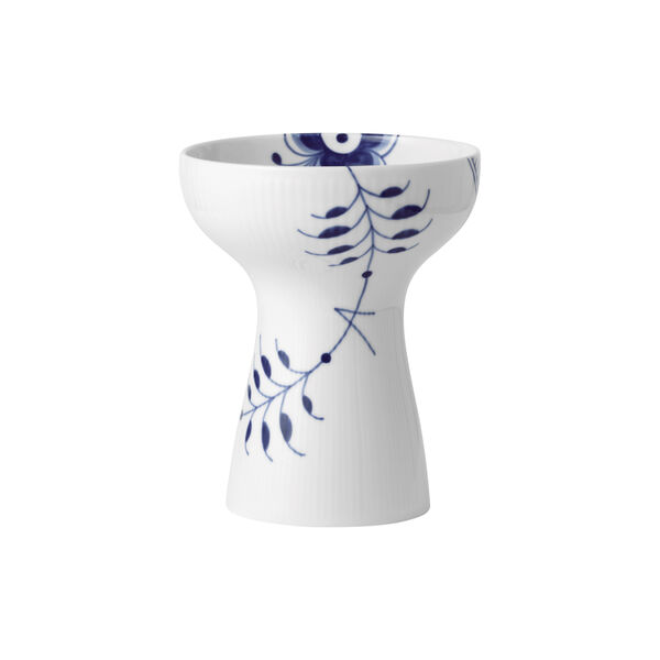 Blue Fluted Mega Open Vase 19 cm, Royal Copenhagen