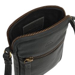 RiverMBG Mini Cross. Bag Vintage, black w/br. gold, Markberg