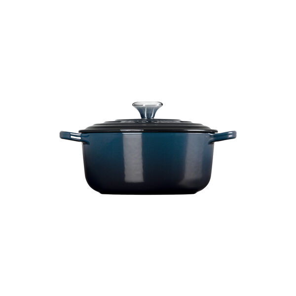 Signature round cast iron pot &Oslash; 20 cm, nuit, Le Creuset