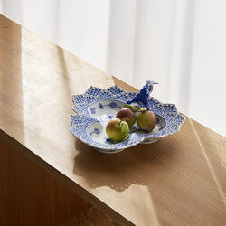 Blue Fluted Full Lace Assiette 25 cm, Royal Copenhagen