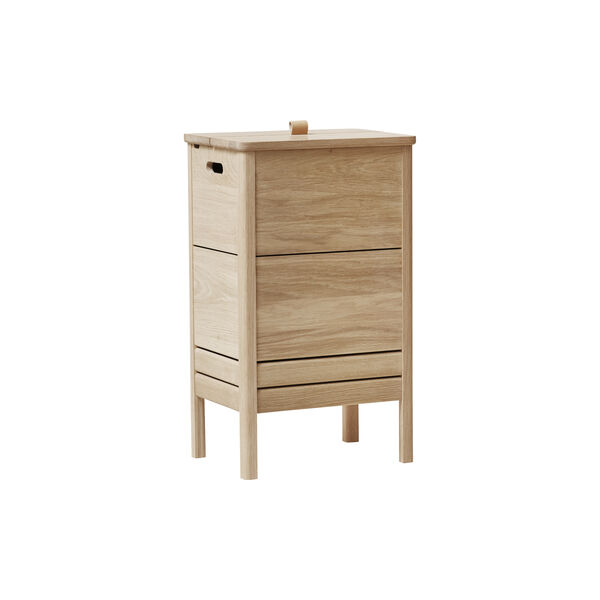 A Line Laundry Box, white oiled oak A Line Laundry Box, white oiled oak, Form & Refine