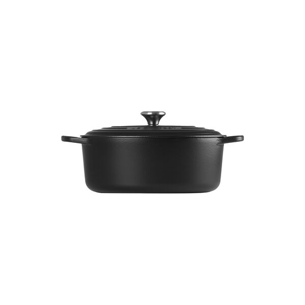 Signature cast iron oval casserole &Oslash; 31 cm, matte black, Le Creuset