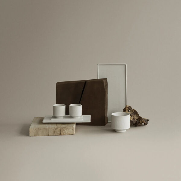 MAKOTO Coffee cup, moonbeam, Blomus