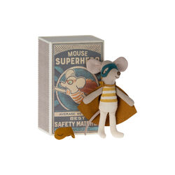 Littel Brother Super Hero Mouse in a Box, Maileg