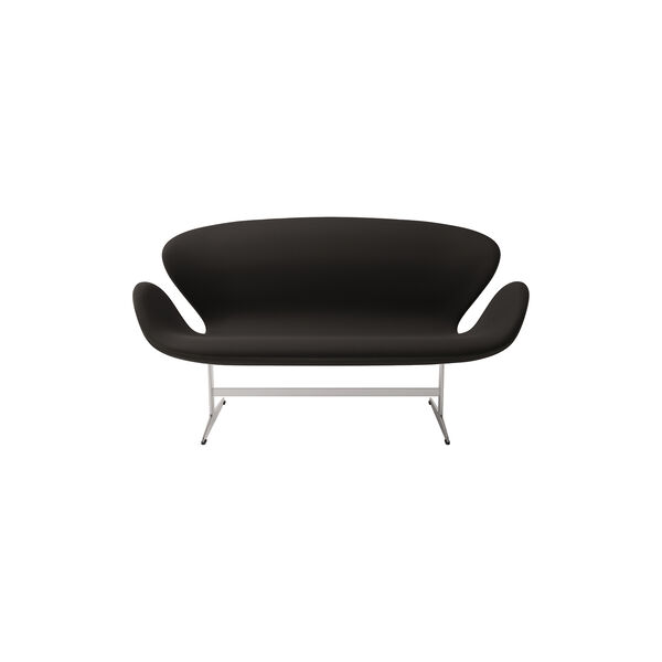 Swan Sofa™ 3321 2-seater Sofa, black, Fritz Hansen