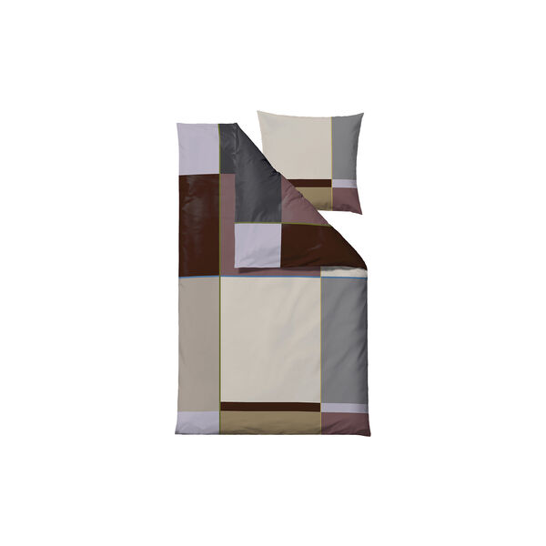 Colour Block Bedding, rosewood, S&ouml;dahl
