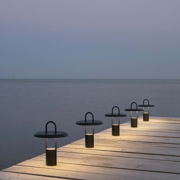 Pier portable LED lamp, black, Stelton