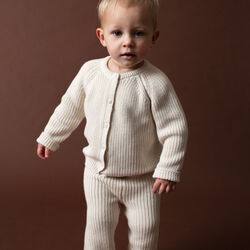 Baby Patent Cardigan, creme, Serendipity