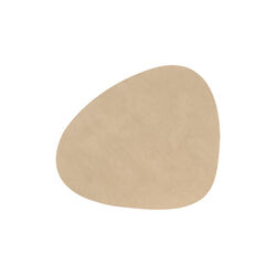 Nupo table mat Curve L, sand, LIND DNA