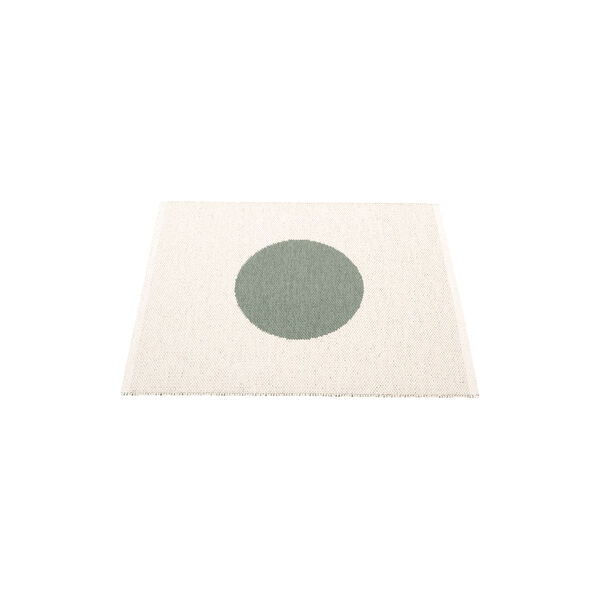 Vera Plastic Rug, army/vanilla, Pappelina