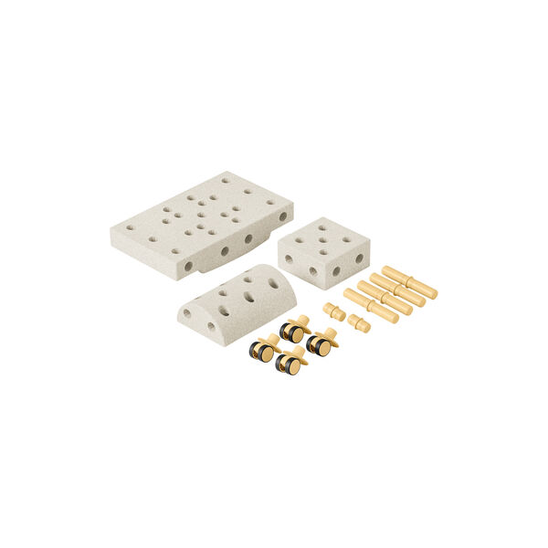 Curiosity Set, sand grey/honey yellow Curiosity Set, sand grey/honey yellow, MODU