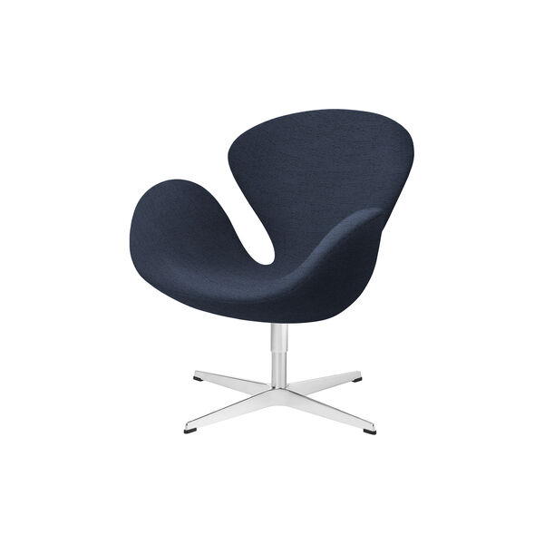 Swan™ 3320 Lounge Chair, blue, Fritz Hansen
