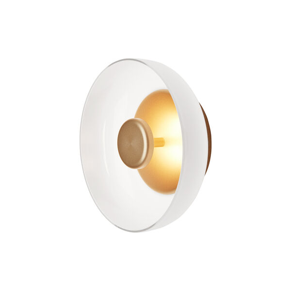 Blossi Wall Lamp, nordic gold/opal, Nuura