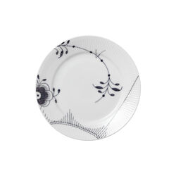 Black Fluted Mega Plate no. 2 &Oslash; 22 cm, Royal Copenhagen