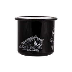 Stinky Enamel Mug, black, Muurla