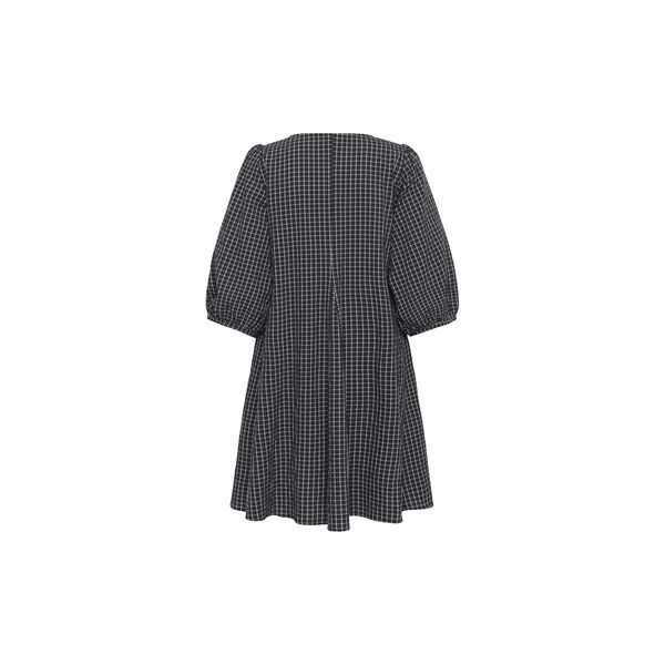 KBEllen Indie Dress, dark grey check, Karen by Simonsen
