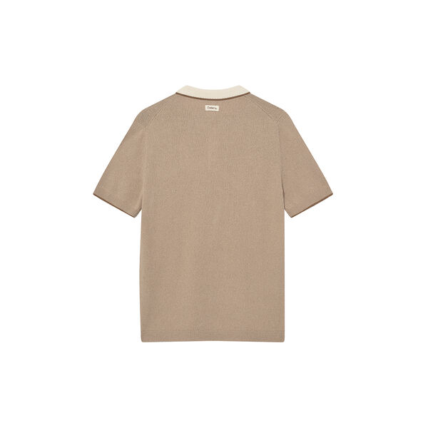 MMGFrancesco Polo SS Knit, dune, MOS MOSH Gallery