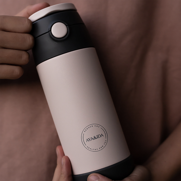 Kids Straw Bottle, soft rose Kids Straw Bottle, soft rose, AYA&IDA