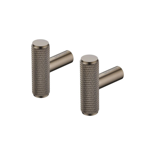 ROF Wall Hooks 2 pcs, burned metal, Blomus