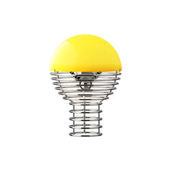 Wire Portable Table Lamp, yellow, Verpan