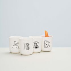 Moomin ABC Cup D, moomin white, RIG-TIG