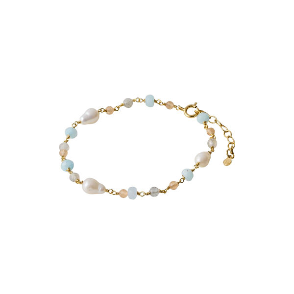 Mellow Blue Bracelet, gold plated, Pernille Corydon Jewellery