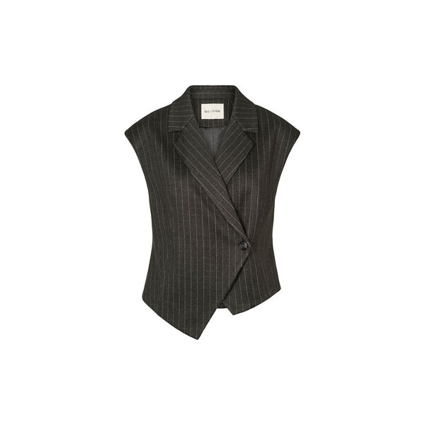 7812RDFNewSolveig vest, dark rock, RUE de FEMME