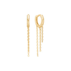 Wild Cliff Earrings, gold plated, Studio Z