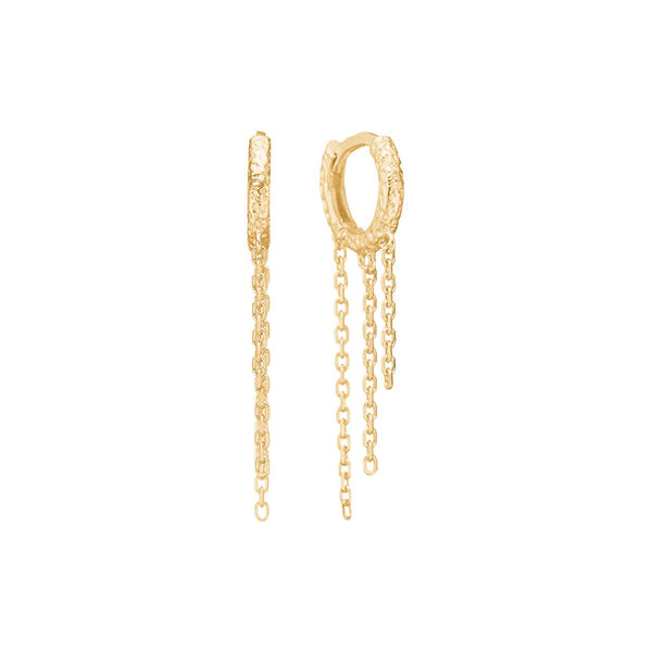 Wild Cliff Earrings, gold plated, Studio Z
