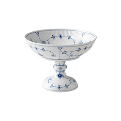 Blue Fluted Plain Bowl On Stand 80 cl, Royal Copenhagen