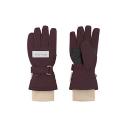 MATCELIO Gloves, fudge aubergine, Mini A Ture
