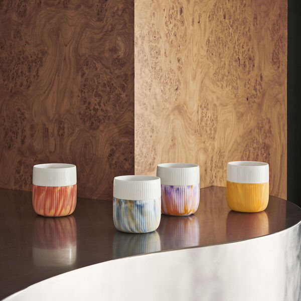 Fluted Contrast Marble Mug 35 cl, ocean mist Fluted Contrast Marble Mug 35 cl, ocean mist, Royal Copenhagen