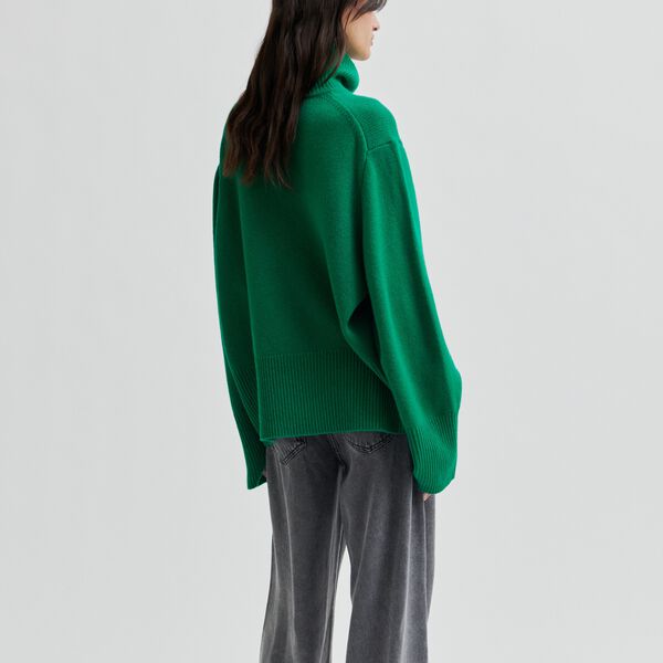 Alpha Knit T-Neck, lush meadow, Second Female