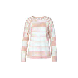 SILLA stripe longsleeved t-shirt - Mid sleeve, light pink/white stripe, Coster Copenhagen