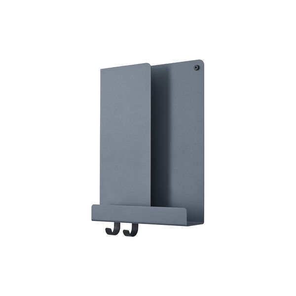 Folded Shelves, blue-grey, Muuto