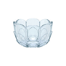 Lily Tealight Holder, blue iris, Holmegaard