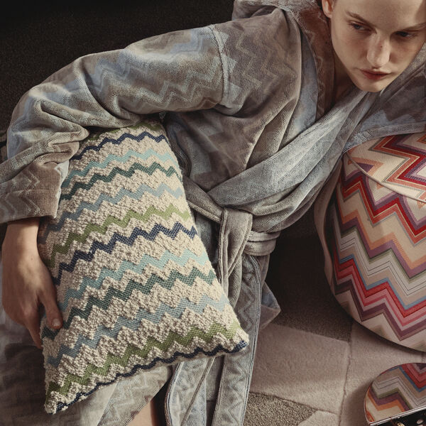 Giacomo Hooded Bathrobe, 21 natural, Missoni Home