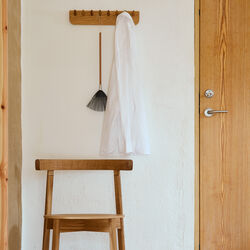 Echo Coat Rack 40, oiled oak, Form & Refine