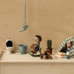 Little Brother Cowboy Mouse on Rocking Horse, Maileg