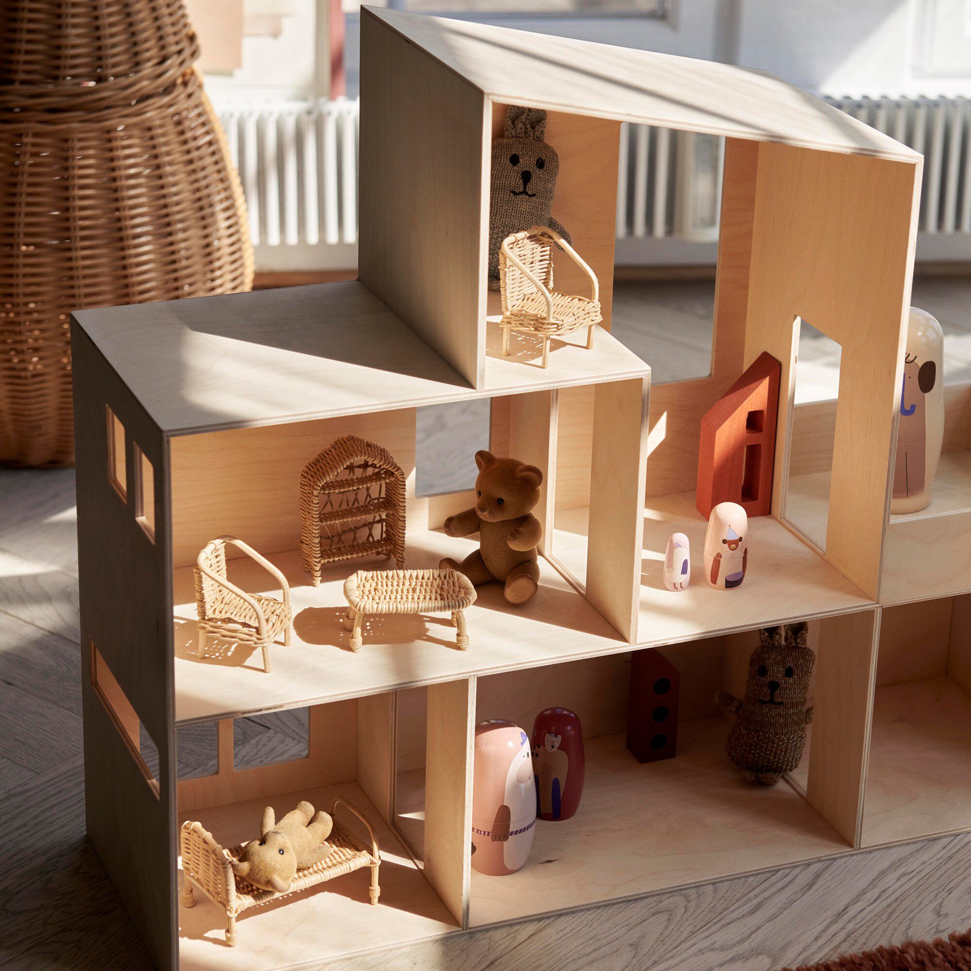 Plywood dollhouse kits 2025