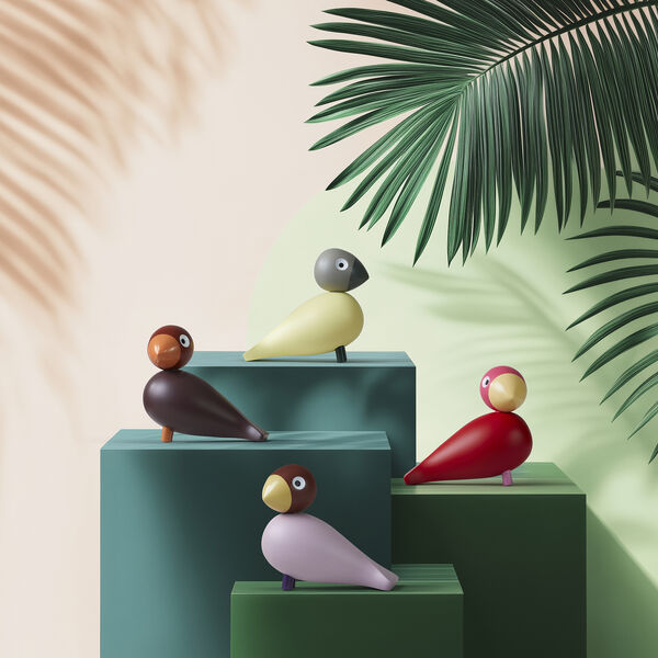 Bella Year Bird 2025, cream/grey, Kay Bojesen Denmark